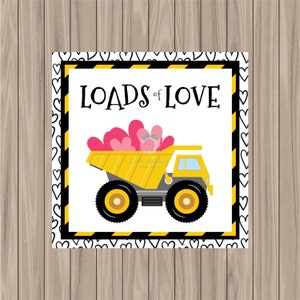 Printable Tag - Loads of Love - 2&quot; Square