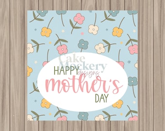 Printable Tag - Happy Mother's Day - 2" Tag