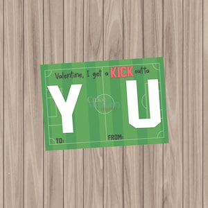 Druckbare Cookie Karte zum Ausdrucken - Valentine, I get a KICK outta YOU! - 9,5x13cm