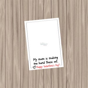 Niedliche Kekskarte zum Ausdrucken - Mama macht mich - 3.5"x5"
