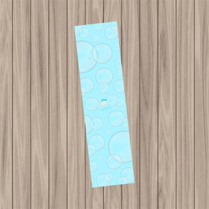 Druckbare Cookie-Karte - Bubble / Car Wash Backer - 2 5/8 "x 10"