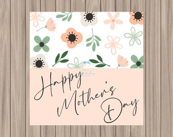 Printable Tag - Happy Mother's Day - 2" Square