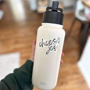 Choose Joy Sticker: Waterproof Vinyl Decal for Laptop or Water Bottle
