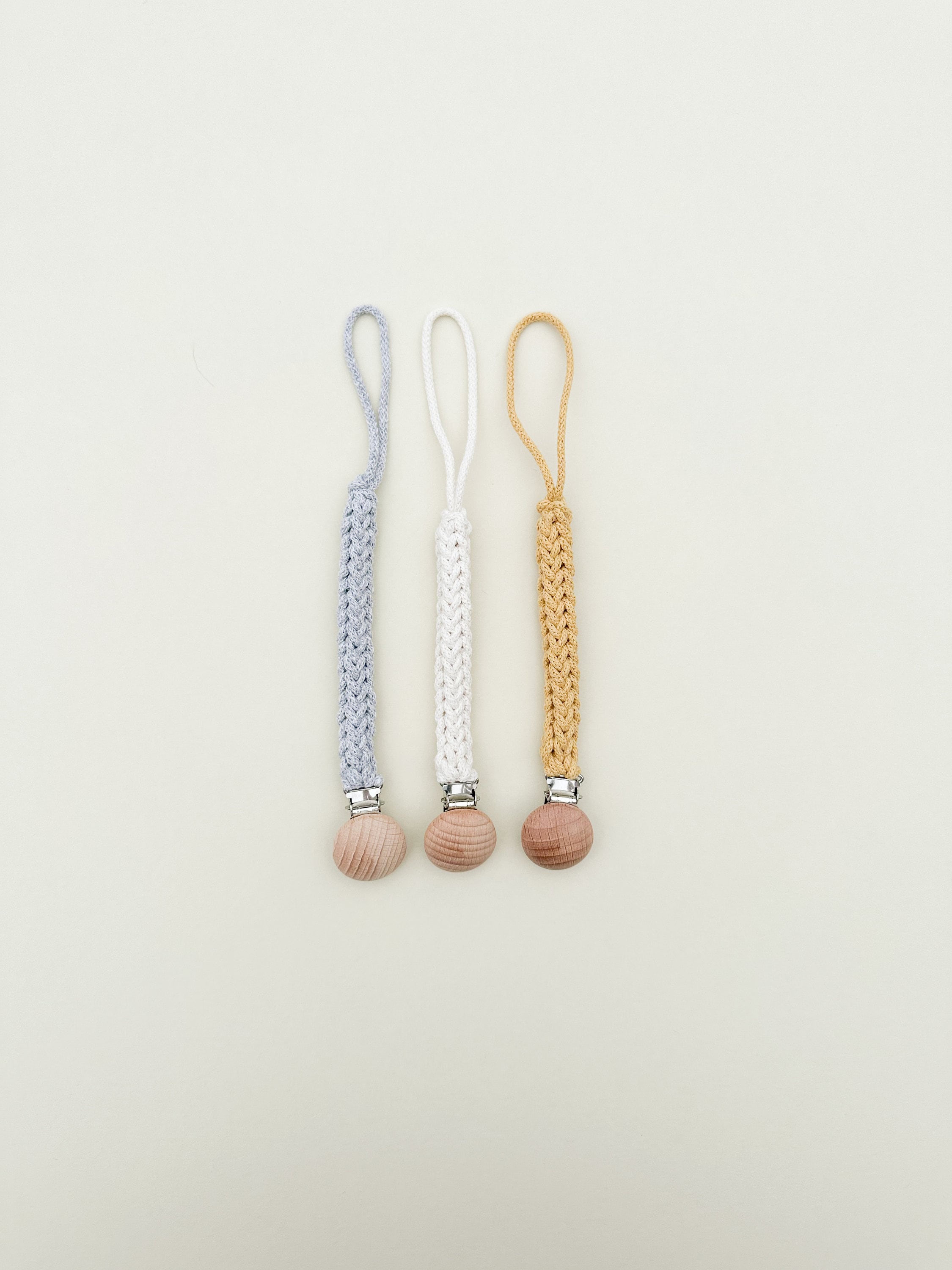 Braided Pacifier Clip