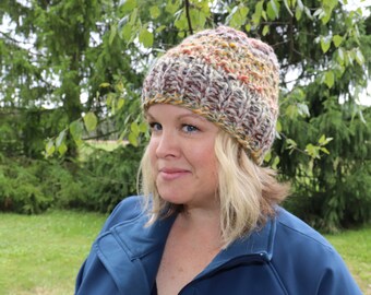 Adult Hat, Itasca Beanie, Fall Beanie, Camping Hat, Hiking Hat, Winter Hat, Toque Hat, Chunky Hat, Adult Hat