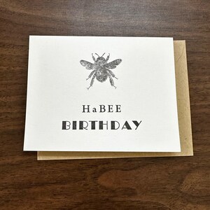 HaBEE Birthday Card