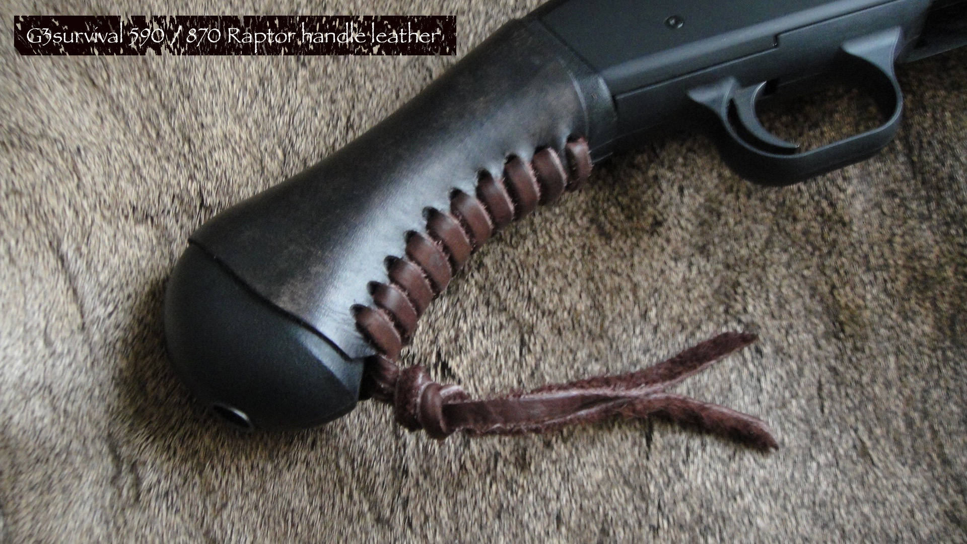 590 Mossberg leather Raptor grip sleeve | Etsy