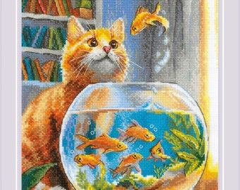 Ginger Observer - Cross stitch kit by Riolis brand 2218