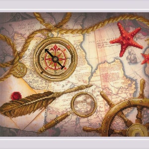 Kit de punto de cruz - Treasure Hunting by Riolis 0095PT