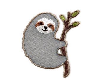 Cute Sloth patch - Iron-On applique