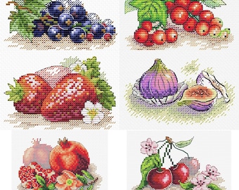 Easy Cross stitch Kits with Aida and floss