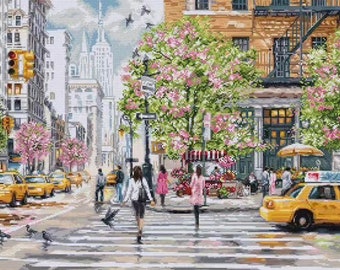 New York - counted cross stitch kit by Luca-s BU5049