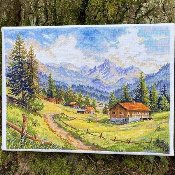 Merejka cross stitch Kit 244 - The Chamonix Valley