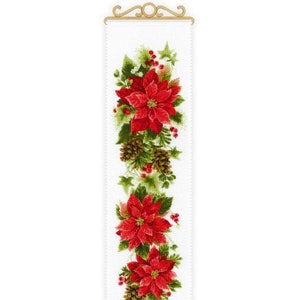 Poinsettia - Counted cross stitch kit  by Riolis 1729