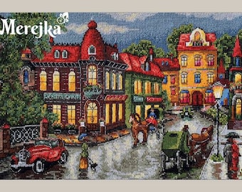 Counted cross stitch kit - Old Town K-59