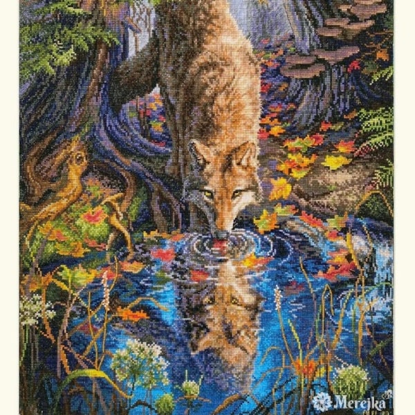 Merejka counted cross stitch Kit - Wild Spirit by Merejka K217