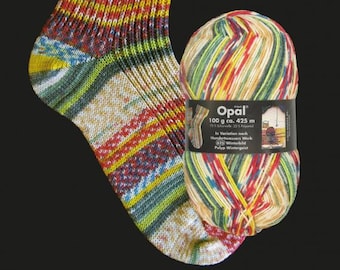 Opal 4 ply Sock Yarn Opal Hundertwasser 2104