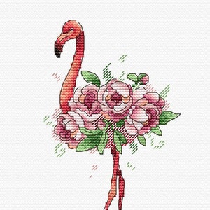 Cross stitch kit for embroidery on clothing DIY  with water-soluble canvas