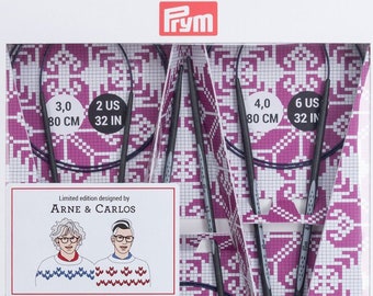 Prym Ergonomic Circular Knitting Needles - Carbon Fiber, 2.5mm, 40 Inch