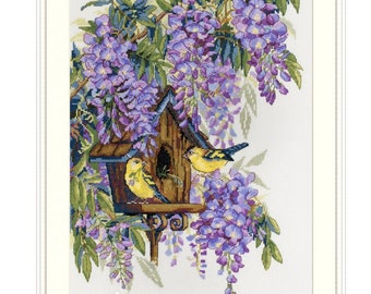 Merejka cross stitch Kit - Wisteria K-137