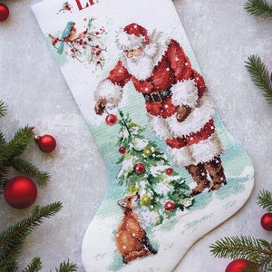 Magical Christmas Stocking - Dimensions counted cross stitch kit