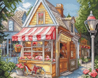 Pastry shop - counted cross stitch kit by Letistitch 8098