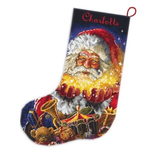 Christmas miracle Stocking - Letistitch 8050 counted cross stitch kit