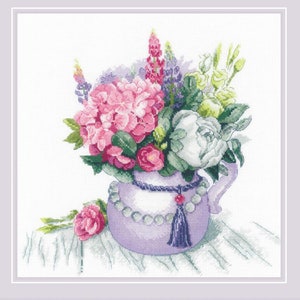 Floral Charm  - Riolis 1931 counted cross stitch kit