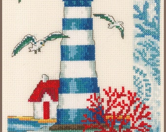 Lighthouse  - Cross stitch kit by Vercaco