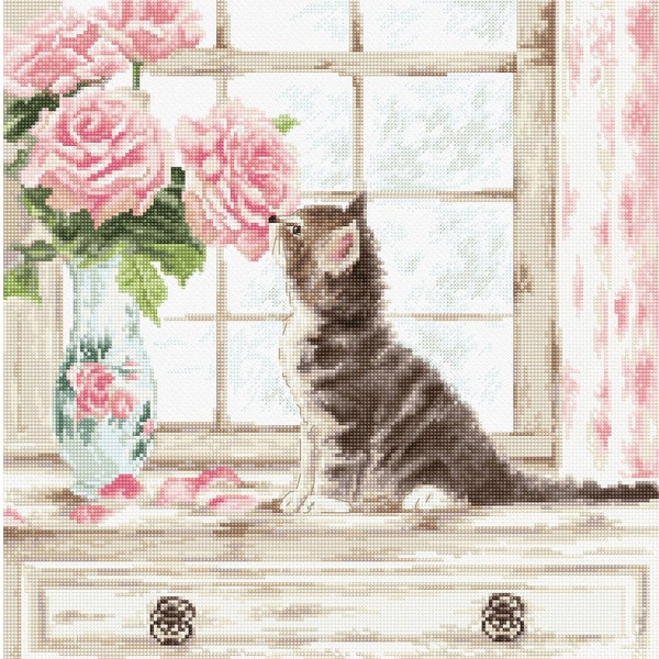 Counted cross stitch kit - Sweet scent by Letistitch 977