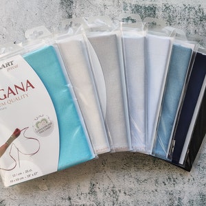 Zweigart Lugana  Precut * 25 ct evenweave * precut size 19" x 27" // 48 x 68 cm