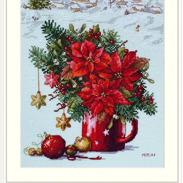 Cross stitch kit by Merejka  K194 Happy Holiday