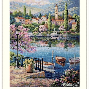 Nachmittag am See - Merejka Kreuzstichpackung 204