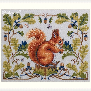 Squirrel - K-146 Merejka cross stitch Kit