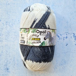 Opal Sockenwolle 4 fädig Rainforest 20 - Zebra Färbung