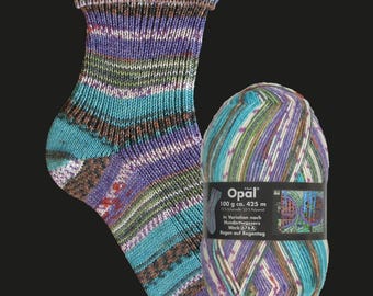 Opal 4 ply Sock Yarn Opal Hundertwasser 2106