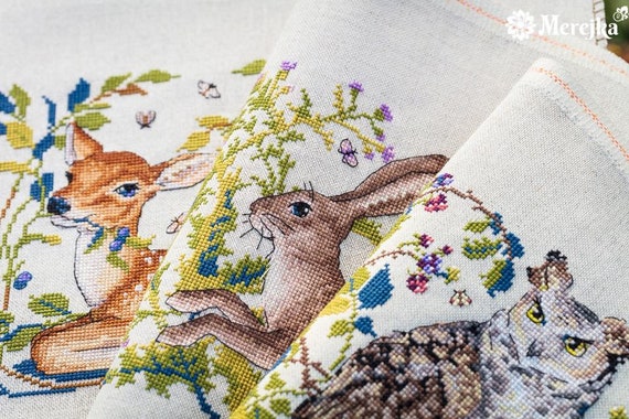 Little Fawn - K-145 Merejka Cross Stitch Kit - Etsy