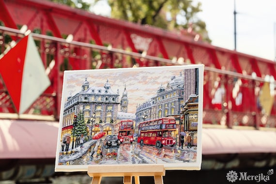 London Merejka Cross Stitch Kit