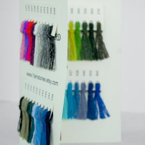 Wool Sample card 80 colors 100% wool Wool yarn Card #2