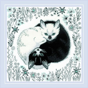 Yin y Yang - Kit de punto de cruz de la marca Riolis 2150