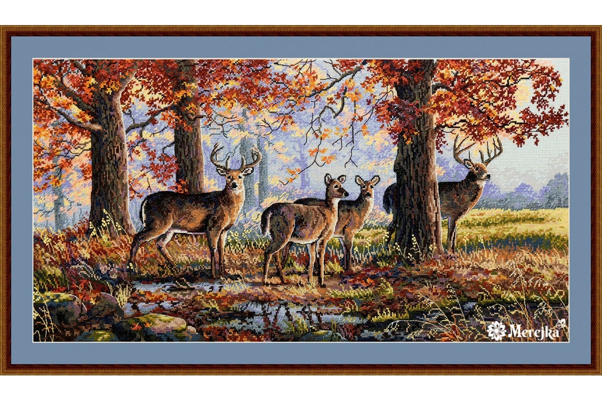 Merejka Cross Stitch Kit - Under the Oaks 168 - Etsy