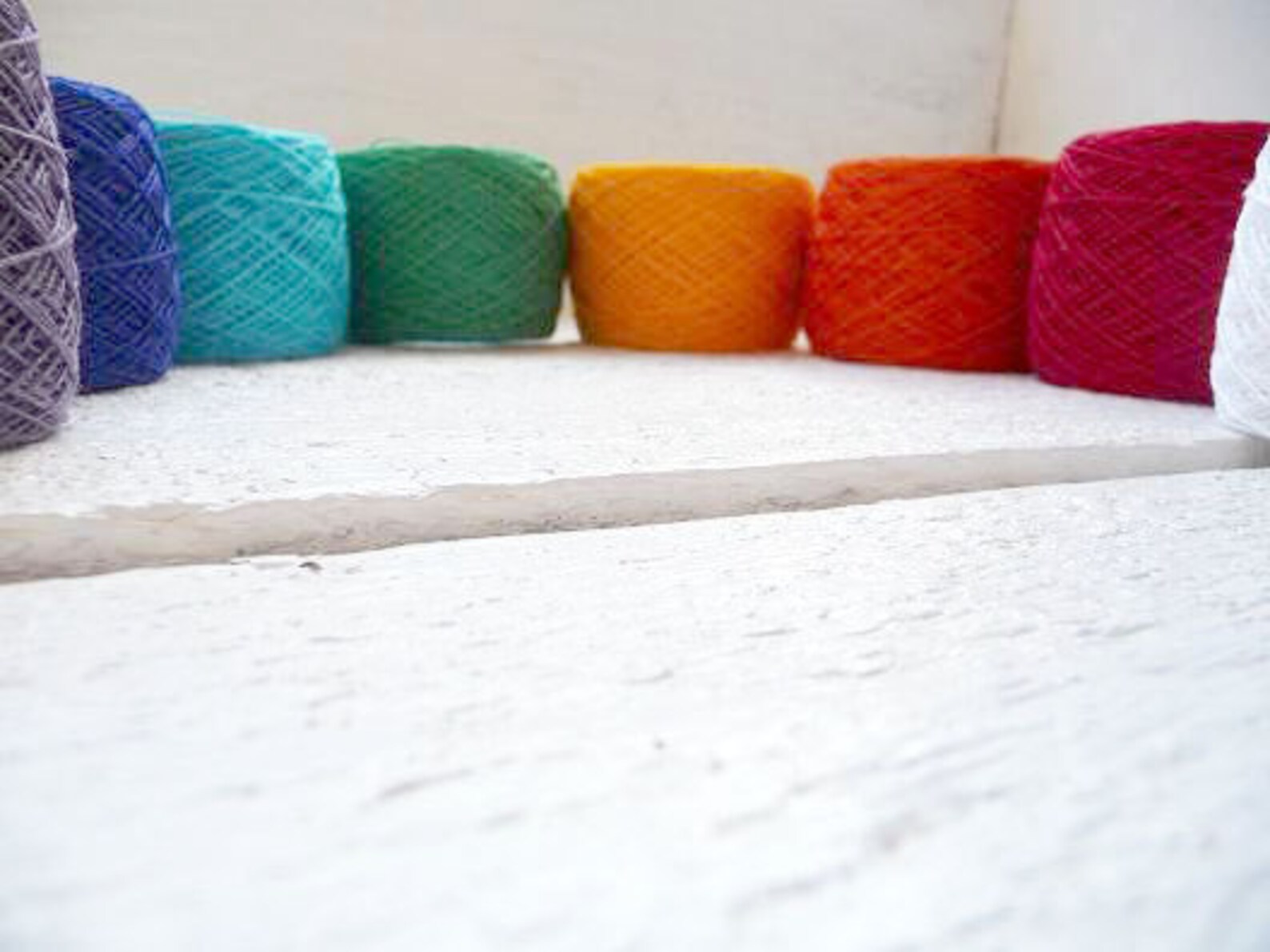 Linen Crochet Thread Rainbow Mix of Linen Yarn Etsy