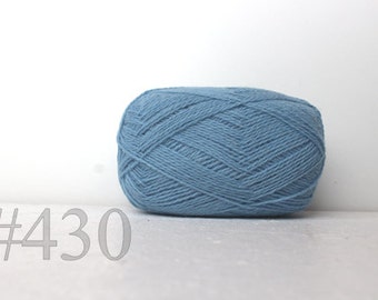 WOOL yarn 100%-knitting yarn -  sky blue # 430
