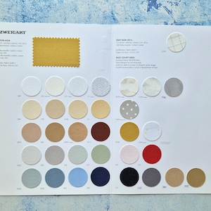 Aida 18 count-sampleskaart van Zweigart