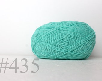 WOOL yarn 100%-knitting yarn - mint #435