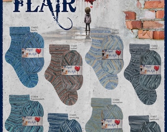 Opal 4fach Sockenwolle Flair Kollektion