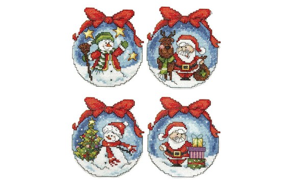Orchidea Winter Windows Plastic Canvas Kit