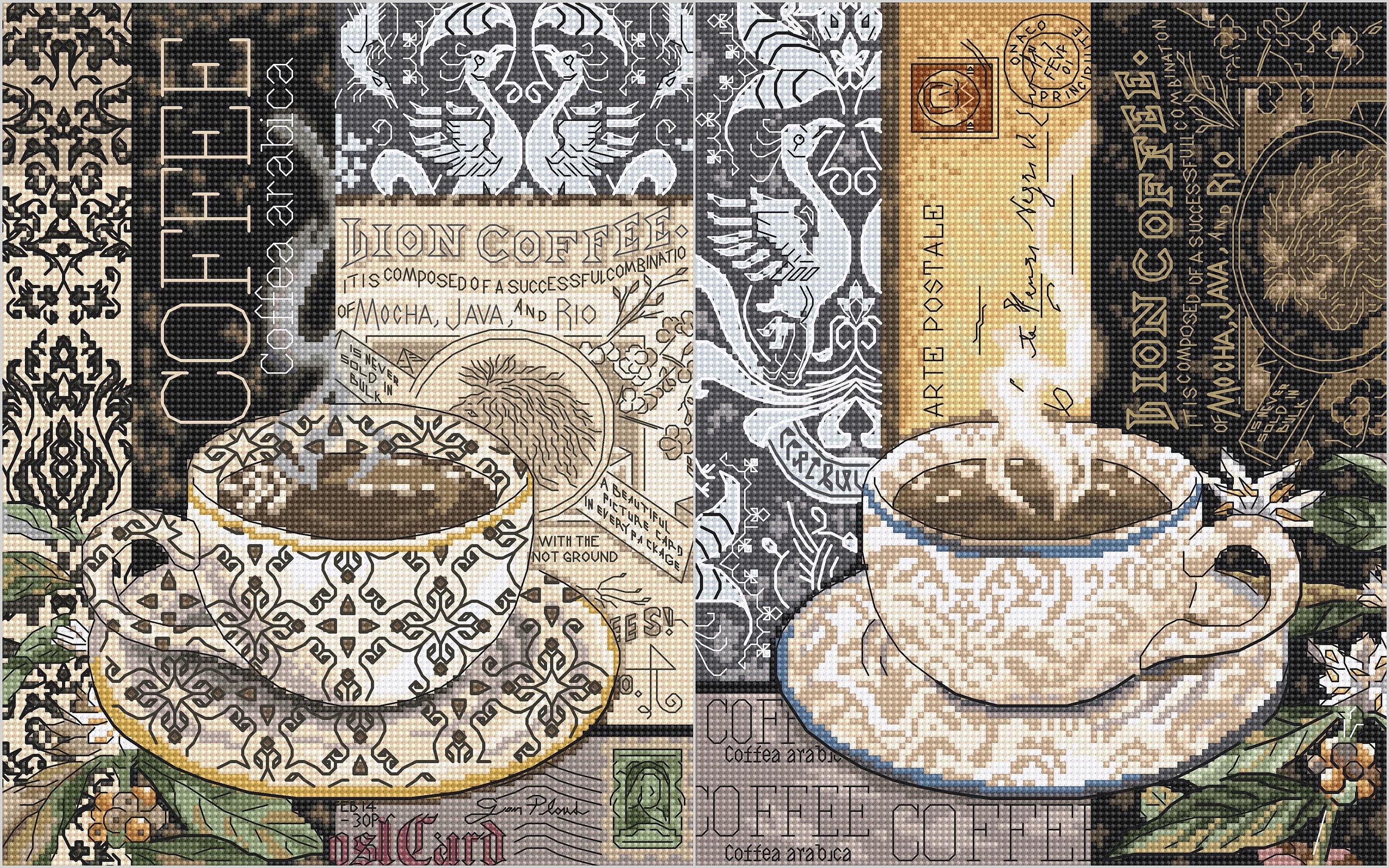 Letistitch社 Wild Africa Leti-9941 クロスステッチキット