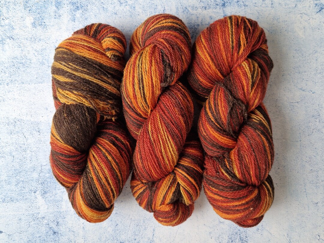 Gradient Knitting Yarn Aade Long Selftriping Wool 8/2 - Etsy