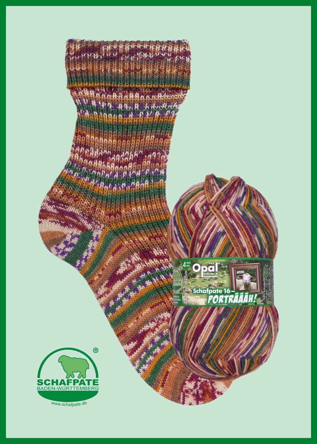 トップス MEIAS PAPER YARN MESH PO / ORPO Opal Sock Yarn, 4 Ply Schafpate 16 - Etsy